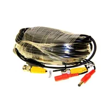 45FT  CCTV Video Security Surveillance Camera BNC Cable +DC Power  Cable DVR