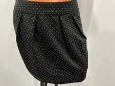 Wet seal size L 10-12 black front pleated skirt