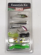 Rapala Fishing Essentials Kit - soft plastics, spinners & environ friendly jigs