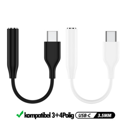 Huawei P30 Pro New Edition USB  C zu 3,5mm Klinke AUX Kopfhörer Headset Adapter