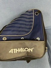 Athalon "TriAthalon" Personalizable Ski Boot Bag, Black/Gray/blue