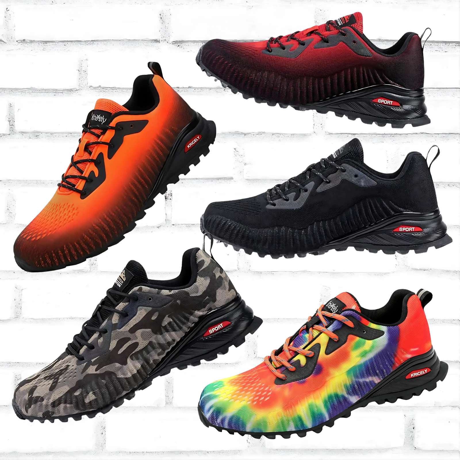Mens Trail Running Shoes Walking Hiking Sneakers Tennis Cross Training Outdoor
Opens in a new window