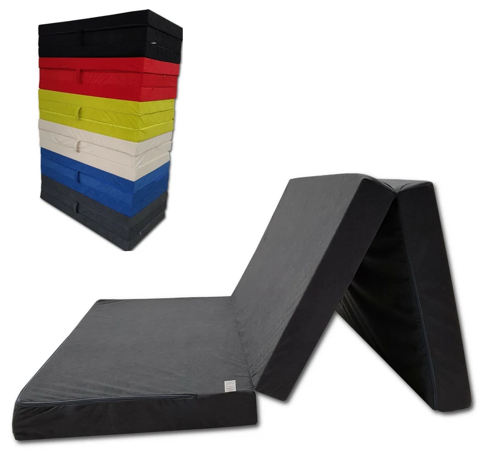 Klappmatratze kompatibel mit VW T3 T4 T5 T6 Faltmatratze Farben 20 x 200cm - Bild 2 von 4