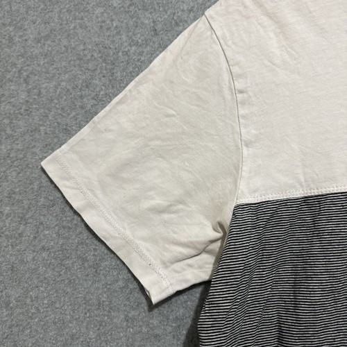 VOLCOM T-Shirt Mens Size Small S Pocket Logo Two Tone Stripe Cotton Casual - Picture 5 of 7