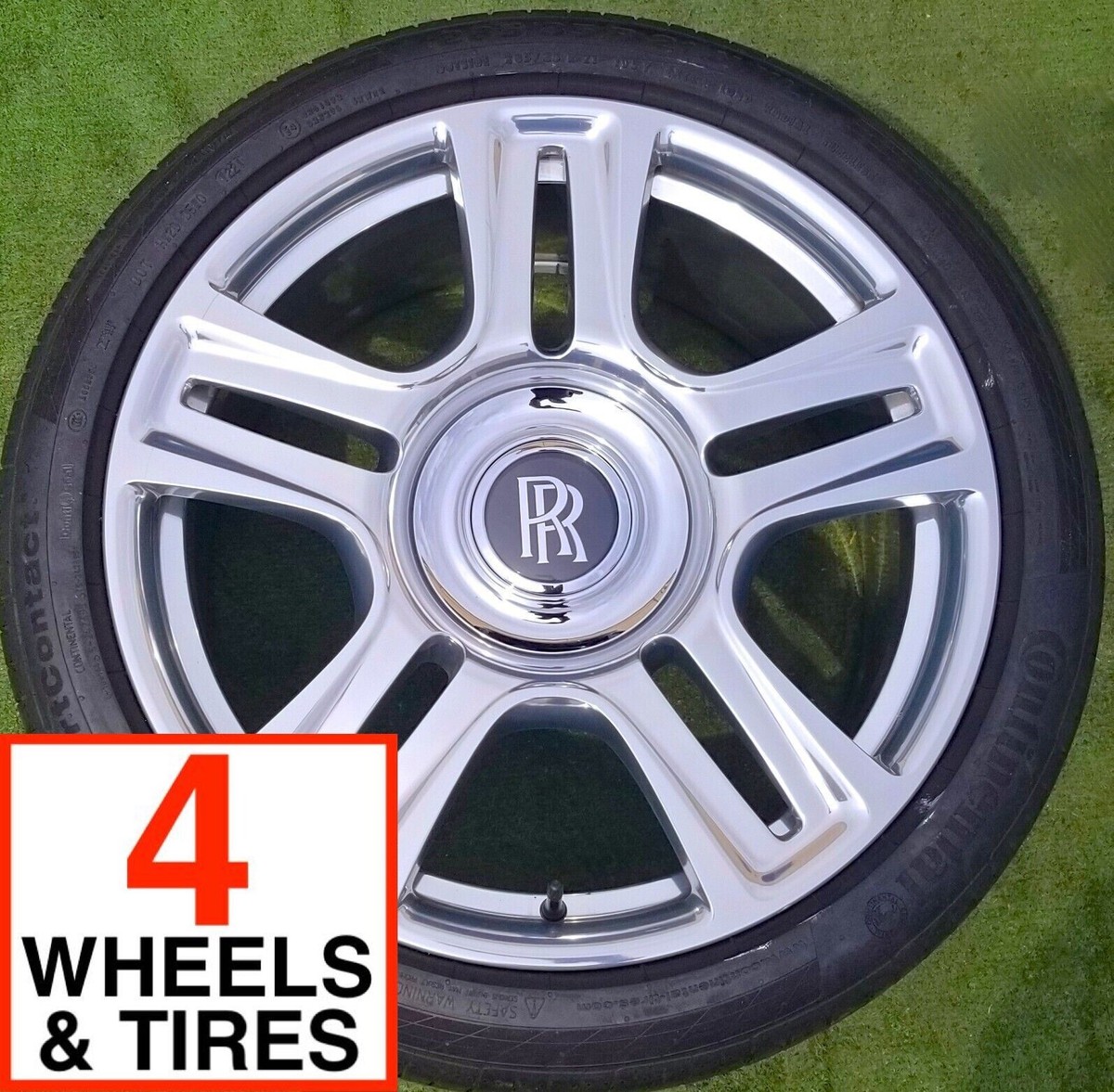 Factory Rolls Royce Wraith Wheels Tires Polished Dawn OEM Genuine
