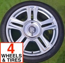 Factory Rolls Royce Wraith Wheels Tires Polished Dawn OEM Genuine 21 inch Ghost