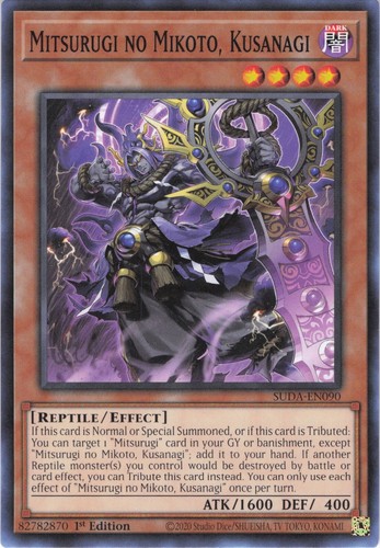 1x Yugioh EU English Mitsurugi Ritual SUDA-EN095 Quarter Century