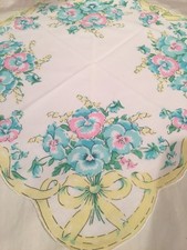 Beautiful New LuRay PANSY Handkerchief Hankie With Lovely Lily Of Valley.
