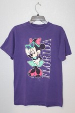 VTG Disney Minnie Mouse T-Shirt MEDIUM Florida Mickey Unlimited Single Stitch