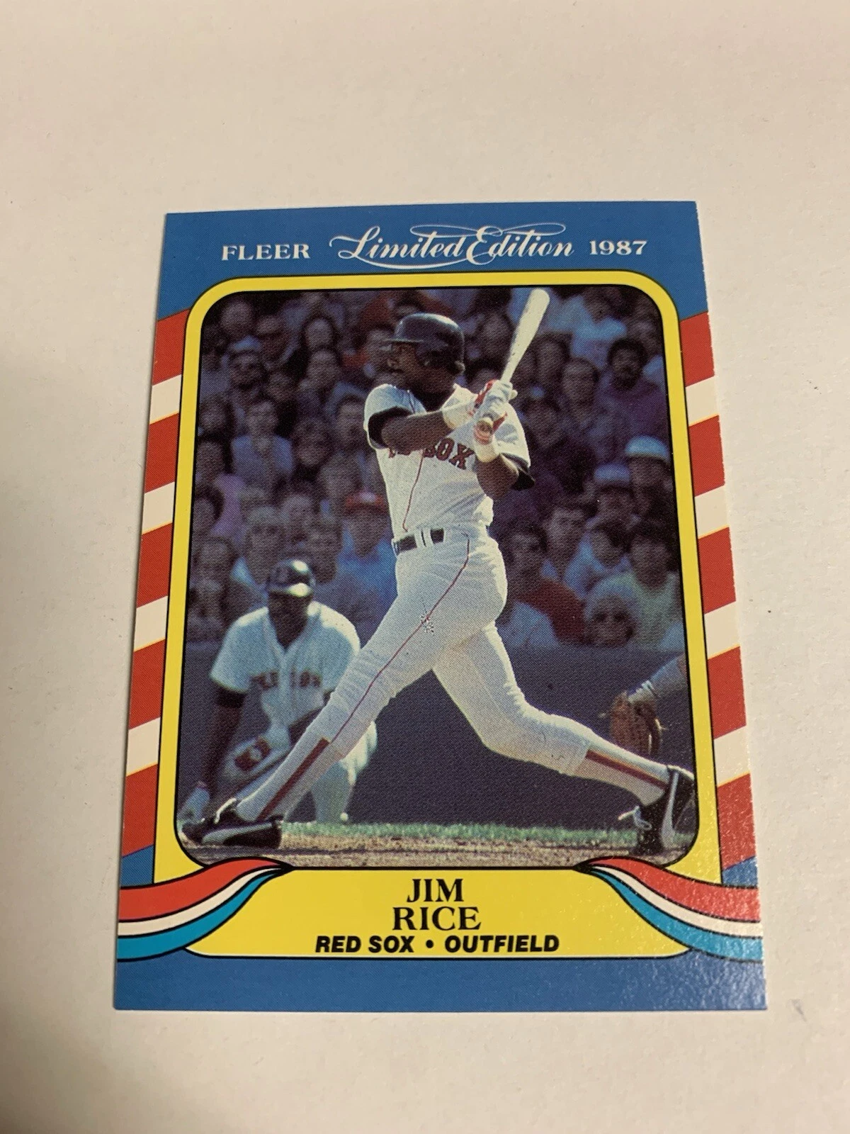 1987 Fleer Limited Edition Jim Rice Boston Red Sox