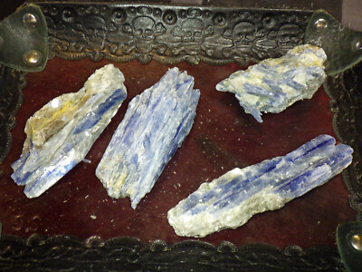 Blue Kyanite Raw Mineral Stone Pieces, Crystal Bladed Structures - Sold by each
