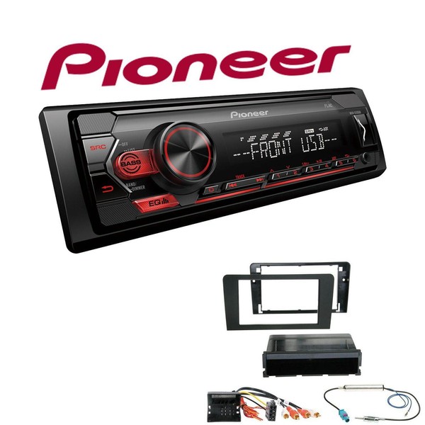 Pioneer 1-DIN Autoradio USB AUX Android Einbauset FüR Audi A3 Vollaktiv Bose-image