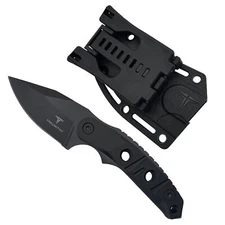 TAKUMITAK 6.5" Full Tang Survival EDC Fixed Blade Knives MOLLE Clip - TKF3S03
