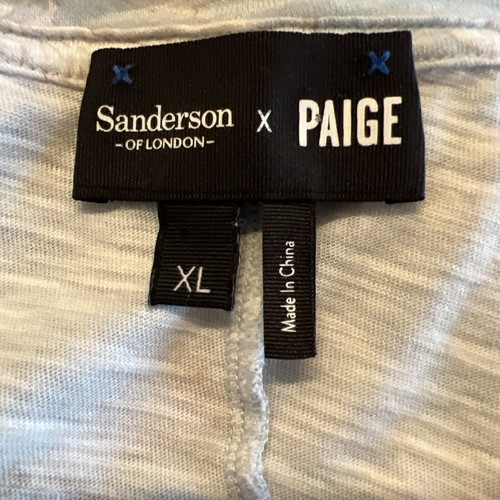 Camiseta SANDERSON x PAIGE Ellison - Azul Gris Multi, Floral Talla XL. - Imagen 5 de 8