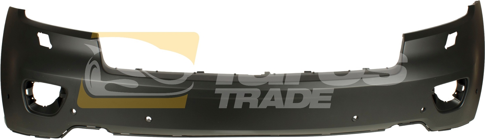 Pare-choc avant noir pour Jeep Grand Cherokee WK2 compatible avec modèles 2010 à 2014