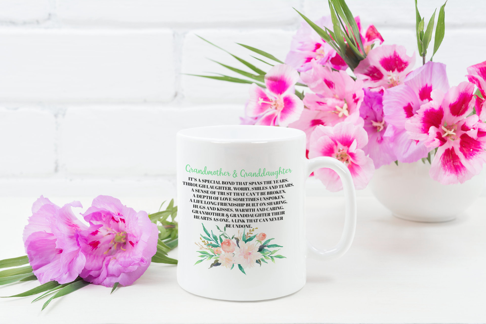 Grandmother Granddaughter Bond Keepsake Coffee Mug for Cherished Memories