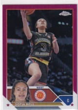 2023 ToppsChrome McD's All American Fuchsia Refractor #38 Sofia Bell 112/150