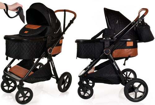 Baby Pram Buggy 3 in 1 Travel System Car Seat Folding Pushchair Reversible - Picture 37 of 117