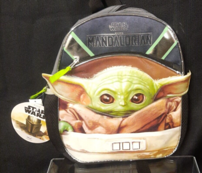 baby yoda kids mini backpack The Child Pink Metallic Micro Convertible Purse Its light blue and brown tones give it a playful yet stylish look Bioworld Star Wars The Mandalorian