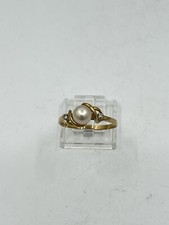 Alwand Vahan AV 10k Yellow Gold Diamond Pearl...