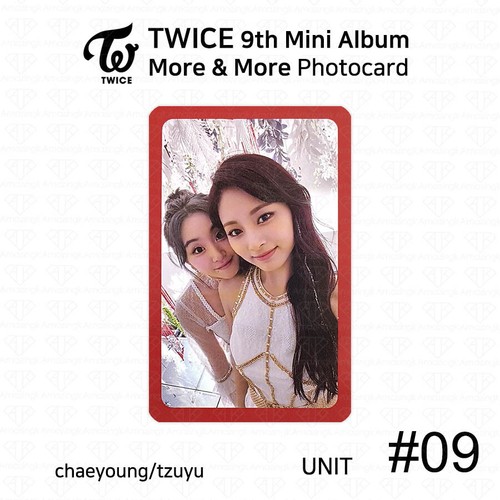 TWICE 9th Mini Album More And More Official Photocard Unit And Group K-POP KPOP - Picture 29 of 50