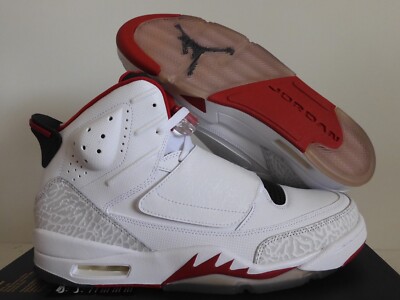 NIKE AIR JORDAN SON OF SON OF MARS WHITE-GYM RED-BLACK SZ 13 NIKE AIR JORDAN SON OF SON OF MARS WHITE-GYM RED-BLACK SZ 13