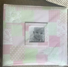 New MCS MBI Baby Girl Scrapbook Photo Album Pink Quilt Design 12x12 pages Infant