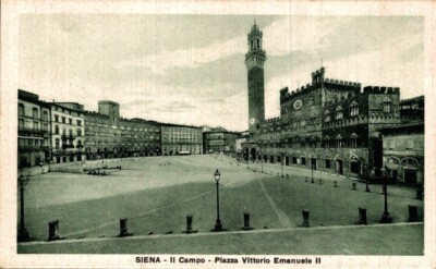 Siena piazza V. E. il Campo F. small not shipped