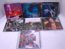 Jimi Hendrix CD Lot Of 7 Complete Albums, Live Music Good Condition