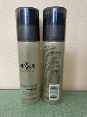 2x Nexxus Salon Hair Care Alluring Curls Gel Elixir 3.2fl RARE Discontinued