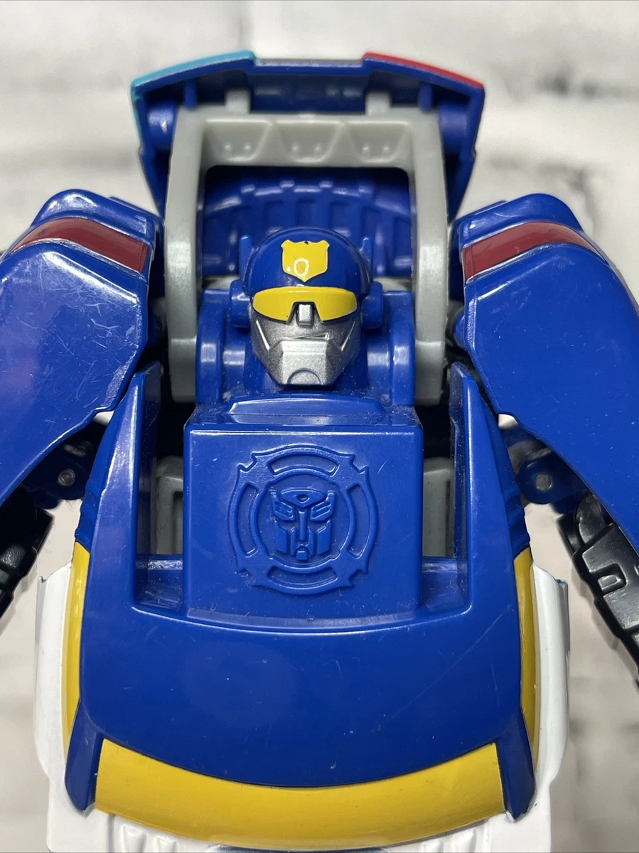 Playskool heroes transformers rescue bots rescan chase the police bot action best sale figure