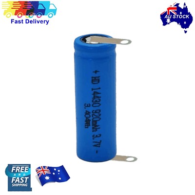 Vapcell 14430 3.7V  3A Battery high Density Rechargeable Flat Top AU