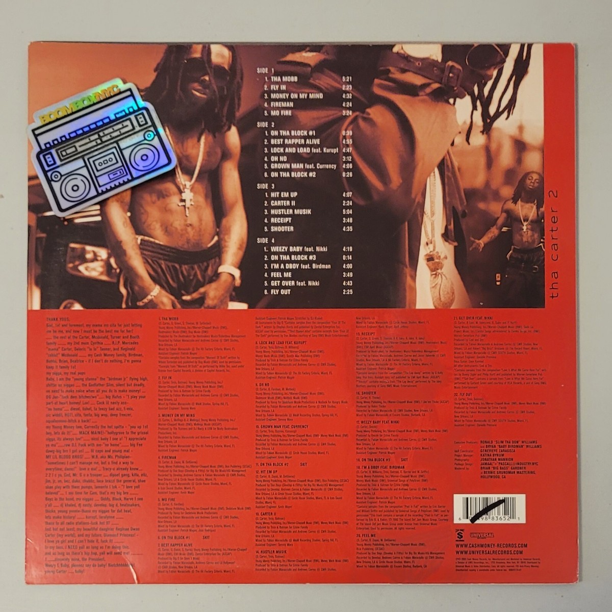 lil WAYNE THA CARTER Ⅲ レコード 2枚組 Lil Wayne - The Carter Ⅲ