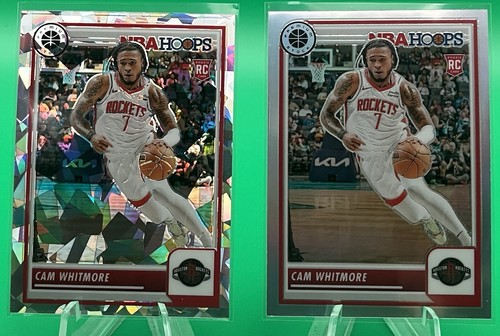 2023-24 Hoops Premium Stock Cam Whitmore Silver + Cracked Ice Prizm Rookie Lot 2 - Bild 1 von 2