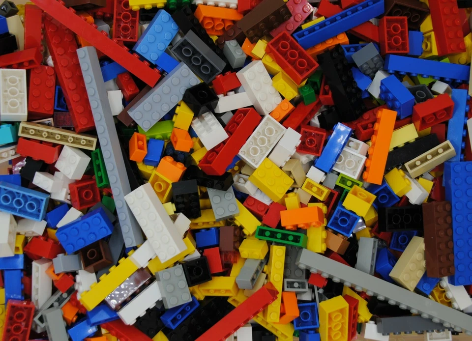 LEGO® 200 Steine Hoch Basic Bausteine Grundbausteine Basis gemischt Konvolut  - Bild 3 von 4