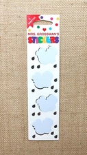 Mrs. Grossman's Sticker Strips Clouds & Raindrops NEW 3 Sheets