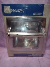 NIB Accents Polished Chrome Recessed Soap Dish # 52184