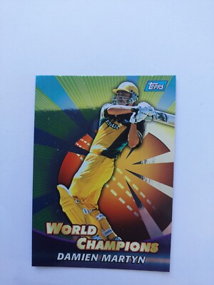 ACB Cricket Topps GOLD - 1999 Australia World champions - Card #8 Damien Martyn