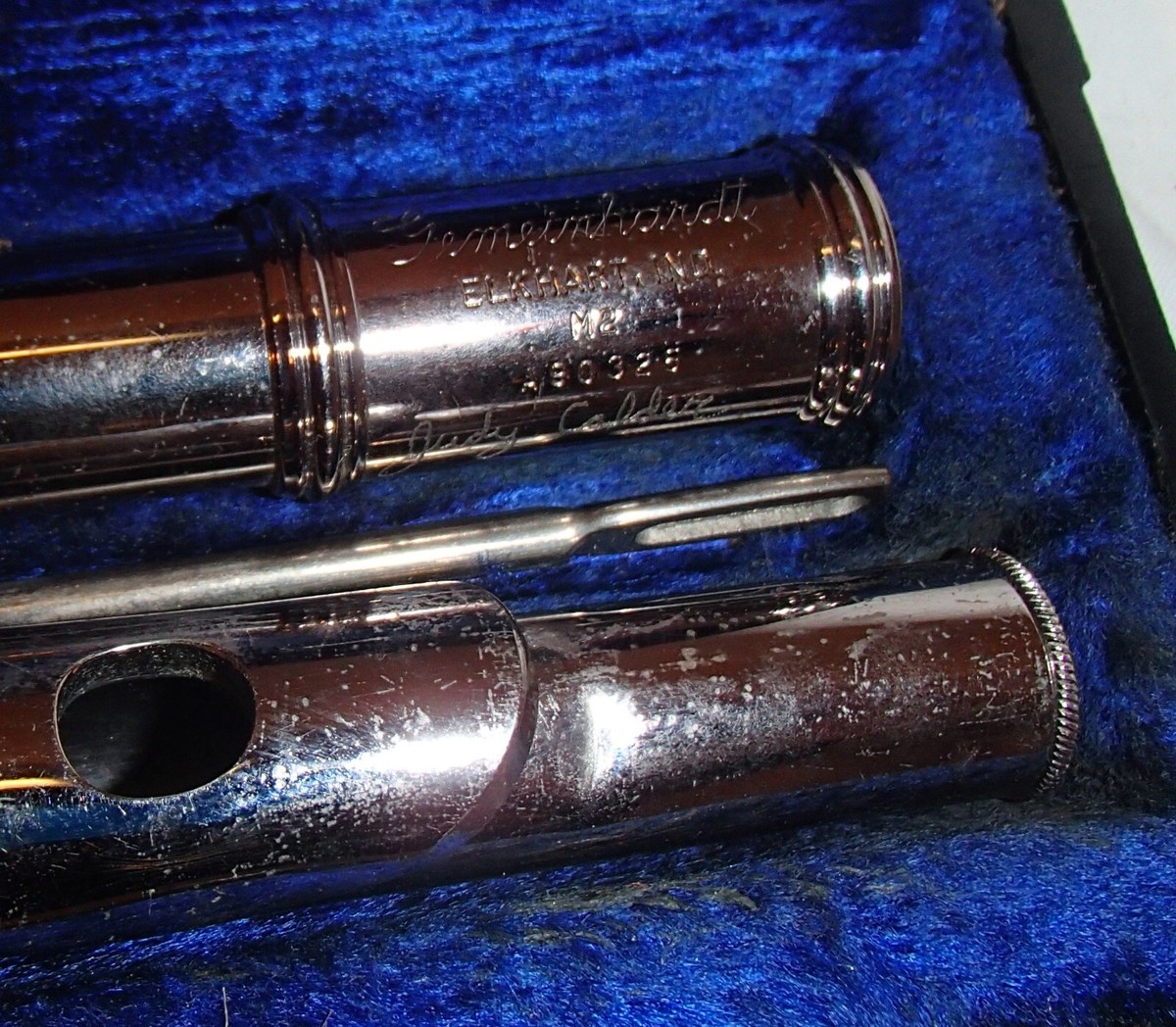 Vintage Gemeinhardt Model M2 Flute Elkhart Ind. + Hard Case | eBay