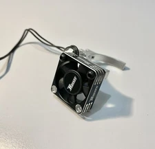 Rc Cooling Fan 30 X 10mm Rocket 28000 Rpm & Motor Clamp 1/10 & 1/8 HSP VRX Arrma