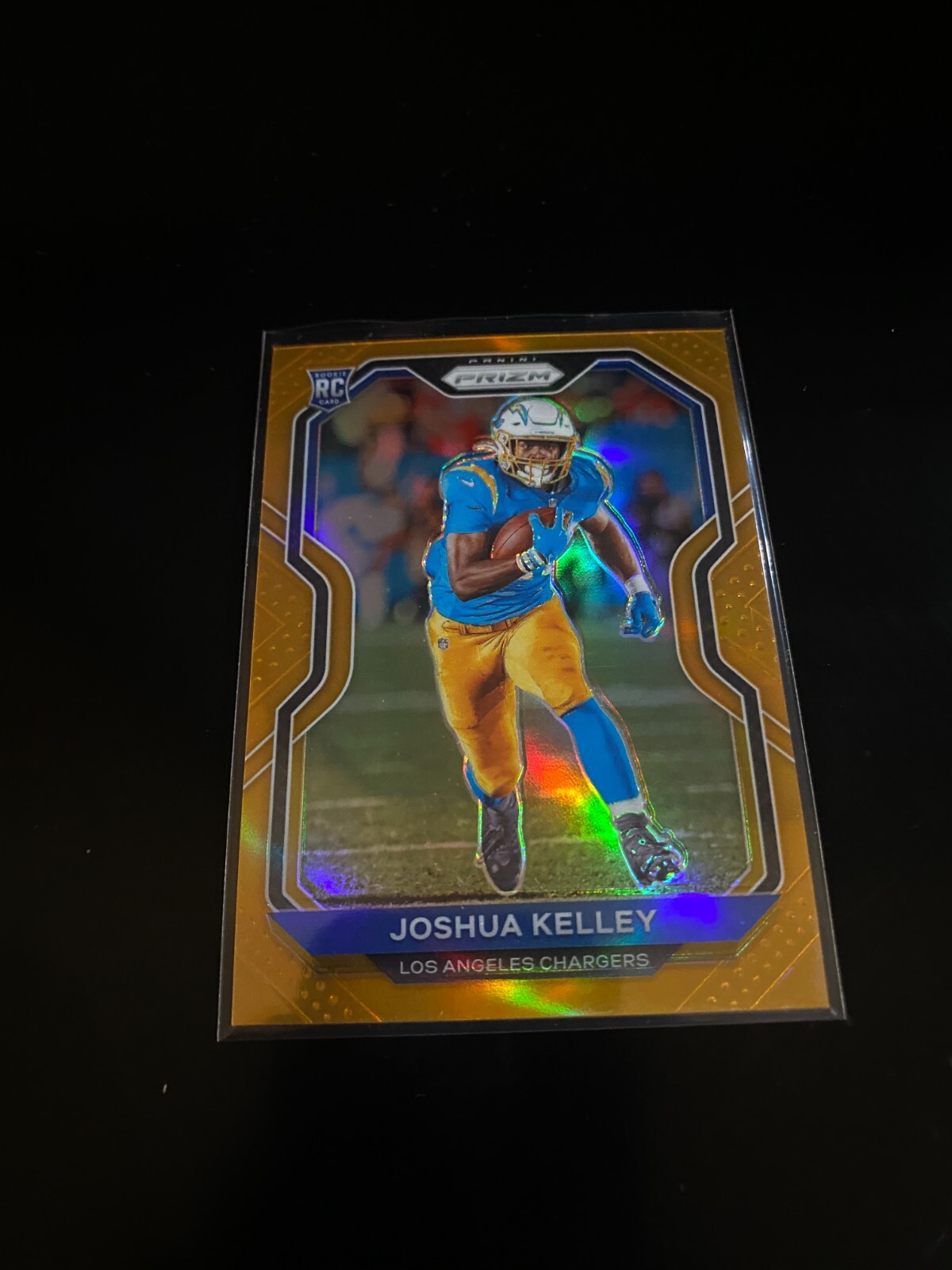 Joshua Kelley 2020 Panini Prizm Orange Prizm /249 RC Chargers 326