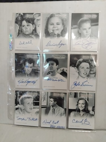 Rittenhouse Twilight Zone Autograph/Inscription Card Lot #2 (2019/2020:39 cards) - Picture 3 of 14