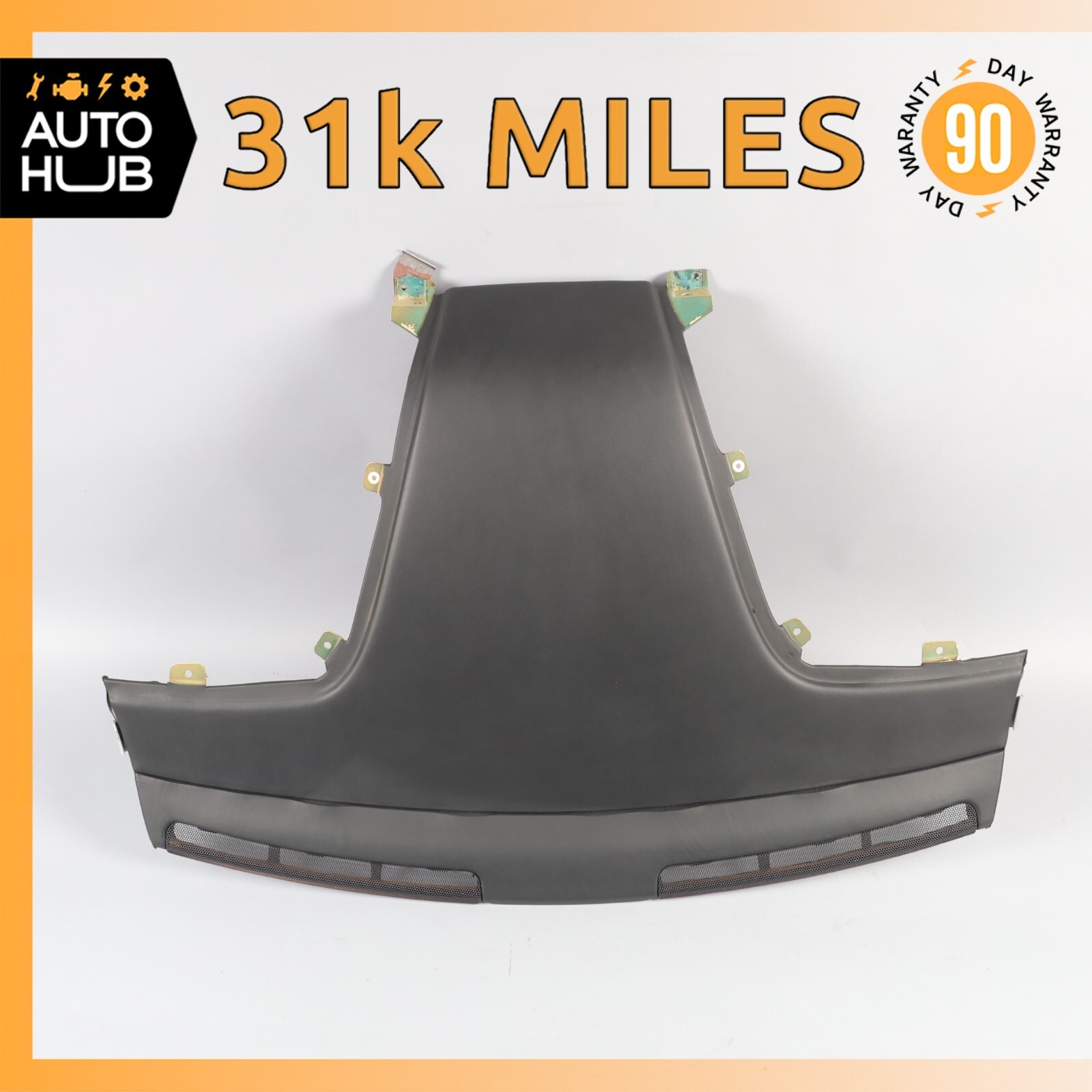 03-10 Bentley Continental GT Coupe Rear Under Window Panel Cover Black OEM 31k