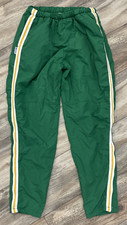 Vintage Green Boathouse Sports Windbreaker Pants Men's Small Made In USA