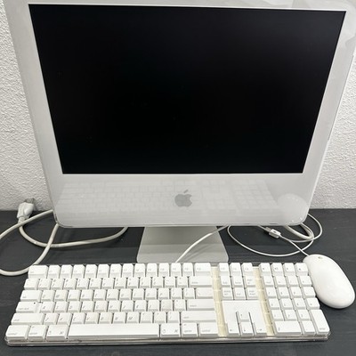 Apple iMac A1208 17'' PowerPC 160GB  Keyboard + Mouse Collectors Working