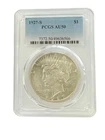 1927-S Peace Silver Dollar PCGS AU50