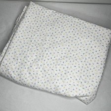 Vintage Alphabet ABC Flat Crib Sheet 42 X 34  USA Pastel Cotton Blanket