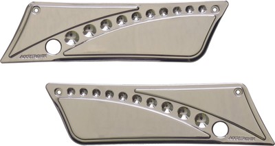 Accutronix Saddlebag Latch Cover Chrome