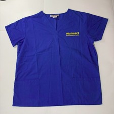 Vintage XL Walmart Pharmacy / Greeter Employee Smock Top Shirt Live Better