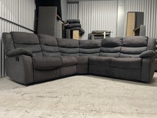 Charcoal Grey Recliner Sofa & Two Recliner Armchairs - Delivery Available!